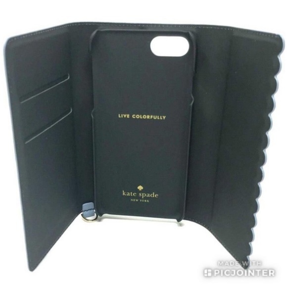 Kate Spade iPhone 7 8 Plus Folio Wristlet - Picture 2 of 5